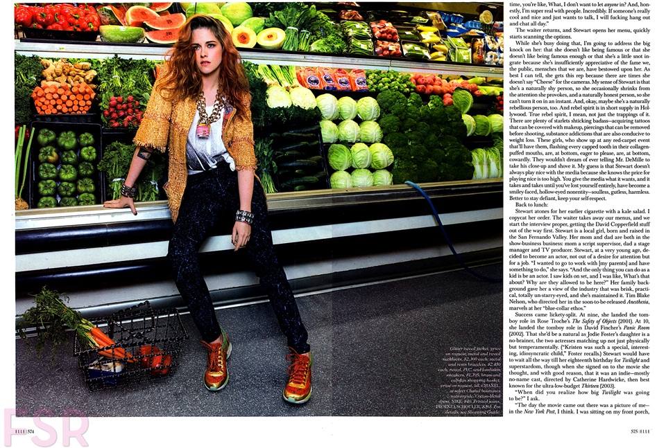 Kristen Stewart @ Elle US September 2014