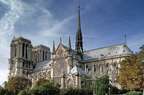 Notre Dame de Paris, France มหาวิหารน็อทร์-ดามแห่งปารีส, ฝรั่งเศส