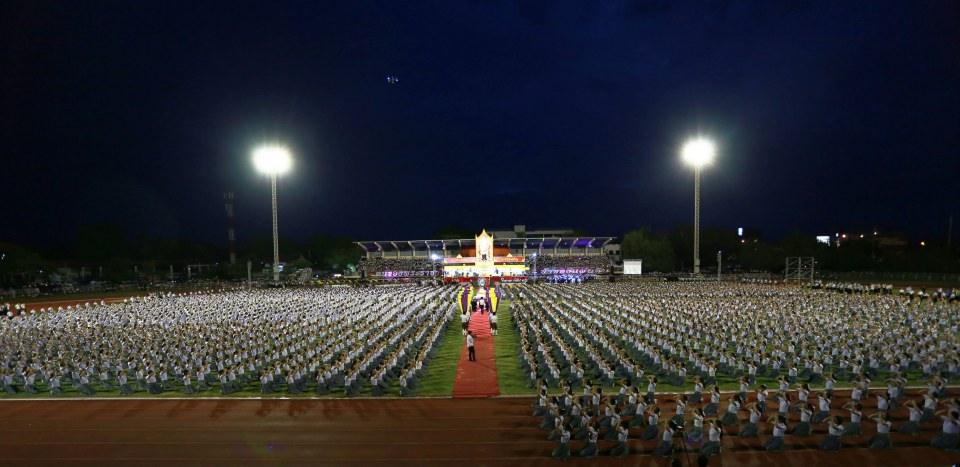 พิธีอัญเชิญตราพระราชลัญจกร มหาวิทยาลัยราชภัฎบุรีรัมย์