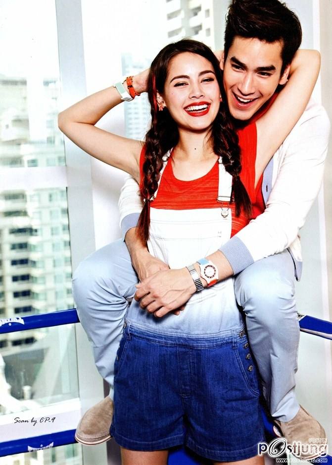 ณเดชน์ & ญาญ่า อุรัสยา @ พลอยแกมเพชร vol.23 no.543 September 2014