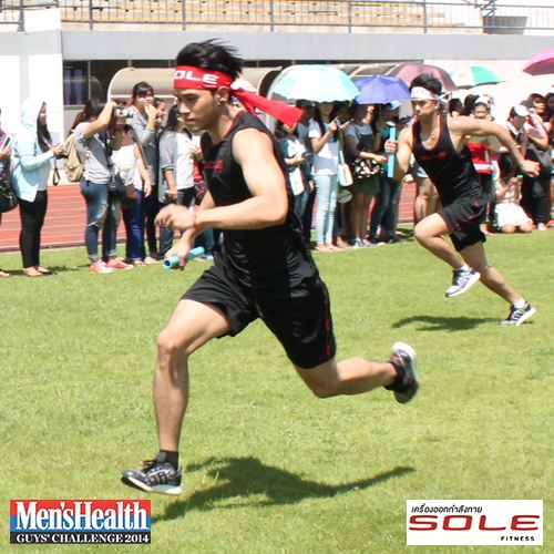 "วิ่งสู้ฟัด ผลัดกันวิ่ง"กับหนุ่ม Men's Health Guys' Challenge 2014 และ 3 พี่น้องครอบครัว ฉัตรบริรักษ์