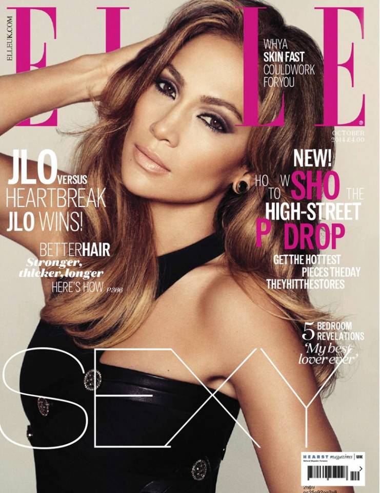 Jennifer Lopez @ Elle UK October 2014