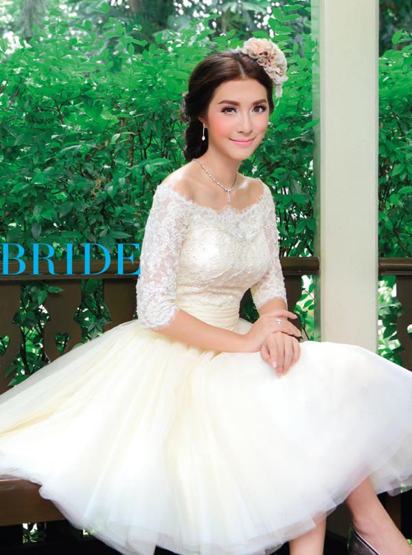 มิว-นิษฐา จิรยั่งยืน ในชุดเจ้าสาว Bride Magazine 15 สวยม้ากเลอ