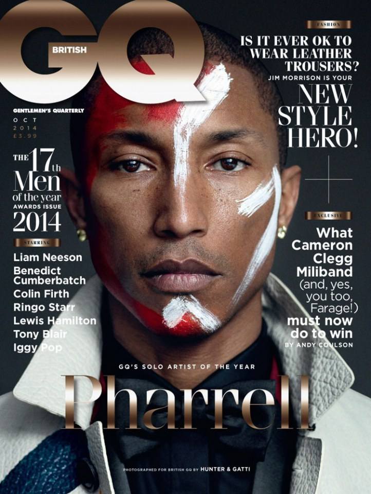 Pharrell Williams @ GQ British October 2014