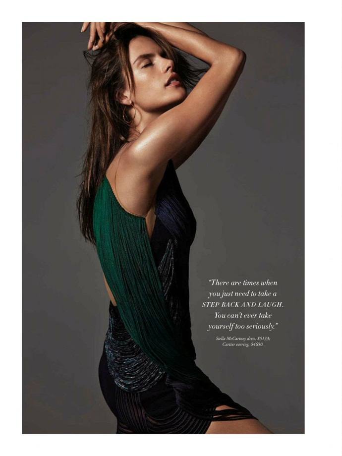 Alessandra Ambrosio @ Harper's Bazaar Australia October 2014