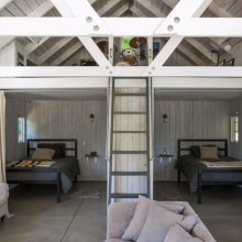 TOOL SHED TURNED NIFTY BUNK HOUSE FOR BOYS