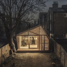 Contemporary Writing Shed Hidden In Urban Environment