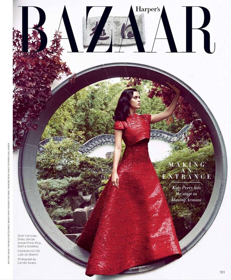 Katy Perry @ Harper’s Bazaar US October 2014