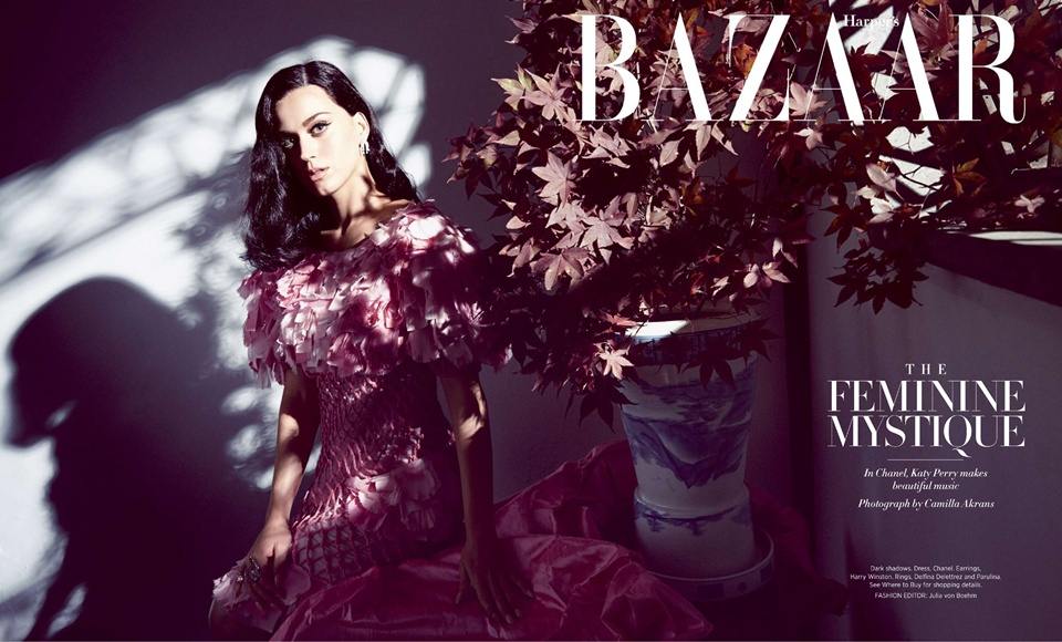 Katy Perry @ Harper’s Bazaar US October 2014