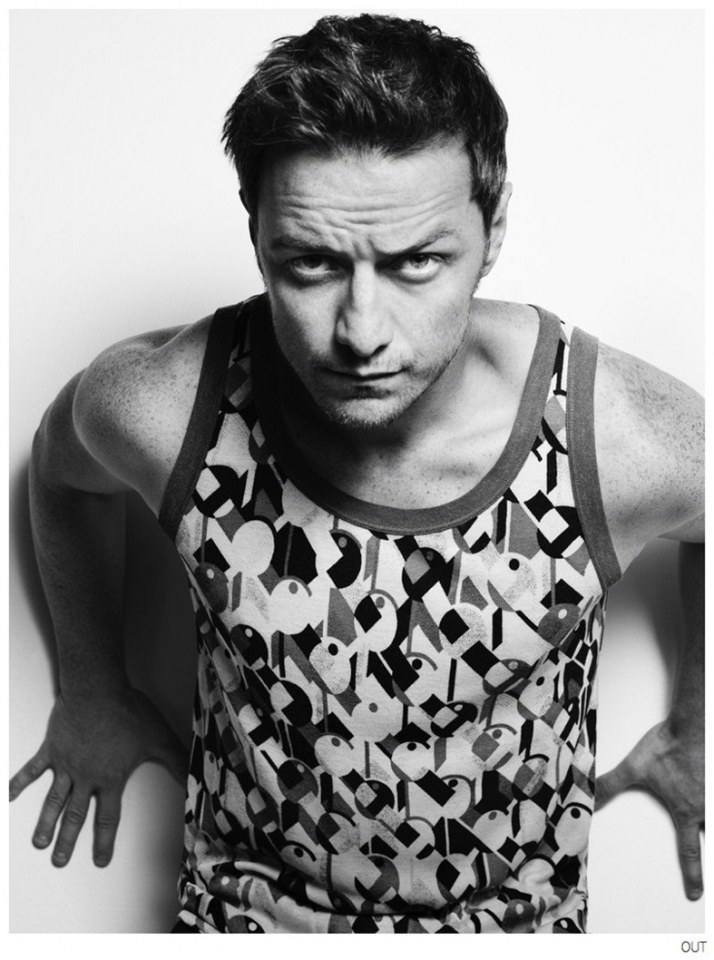 James McAvoy @ OUT Magazine October 2014