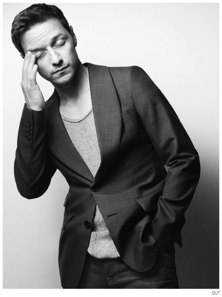 James McAvoy @ OUT Magazine October 2014