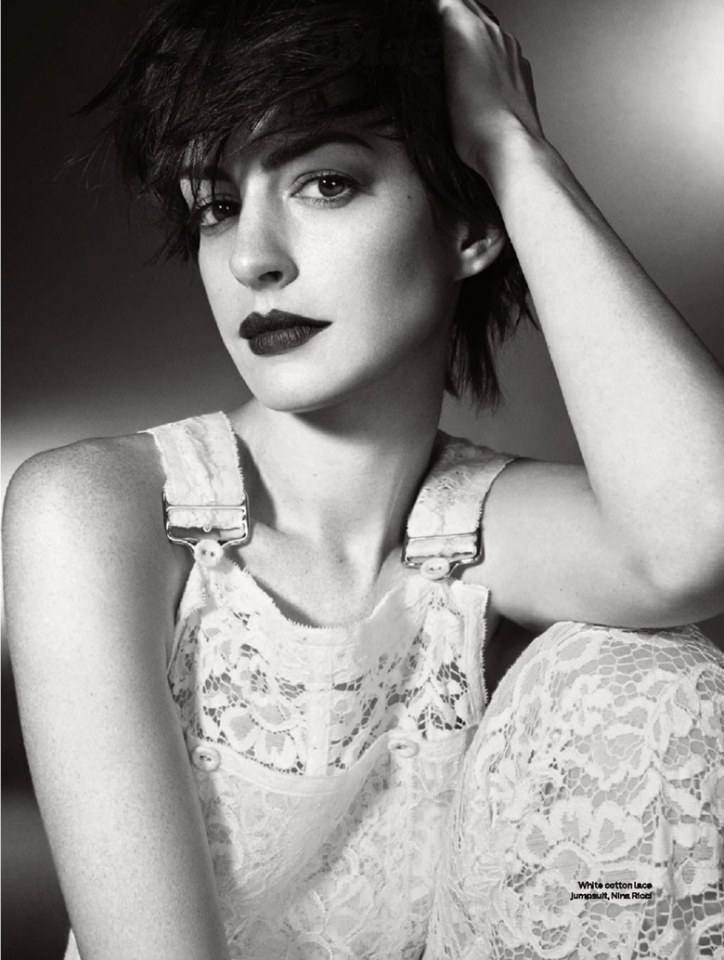 Anne Hathaway @ Elle UK November 2014