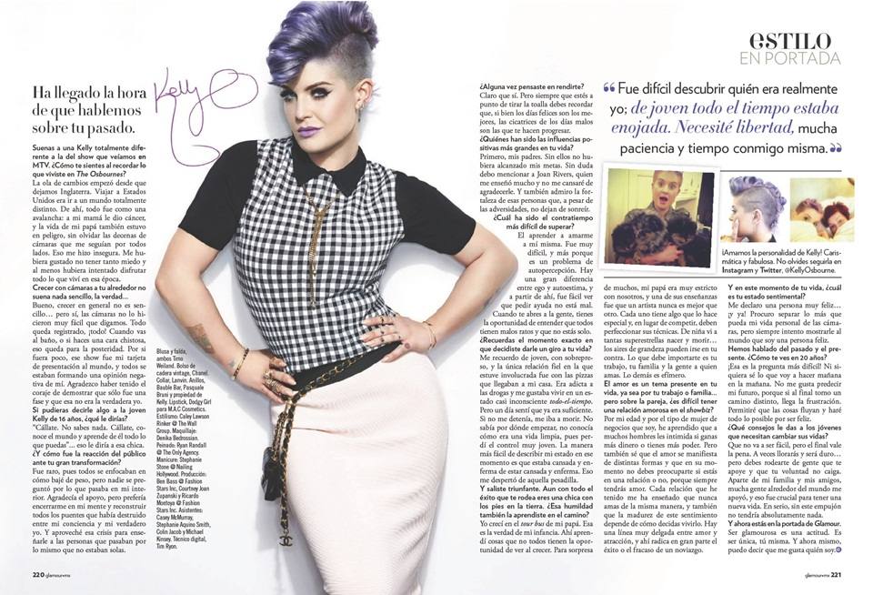 Kelly Osbourne @ Glamour Mexico October 2014