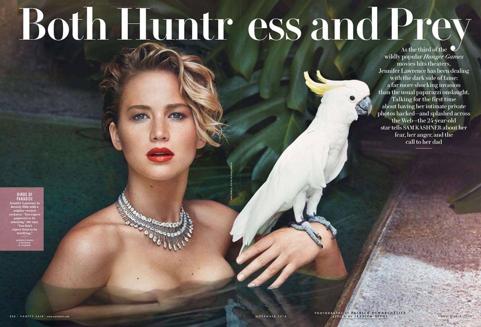 Jennifer Lawrence @ Vanity Fair Magazine November 2014