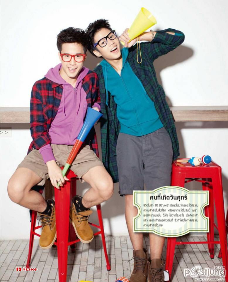 แบงค์-ธิติ & เจมส์-ธีรดนย์ @ ILIKE Magazine no.285 October 2014