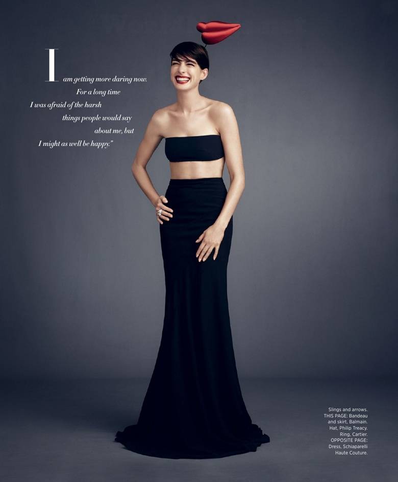 Anne Hathaway @ Harper's Bazaar US November 2014