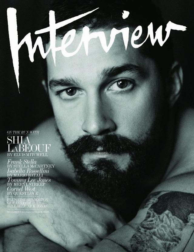 Shia LaBeouf @ Interview Magazine November 2014