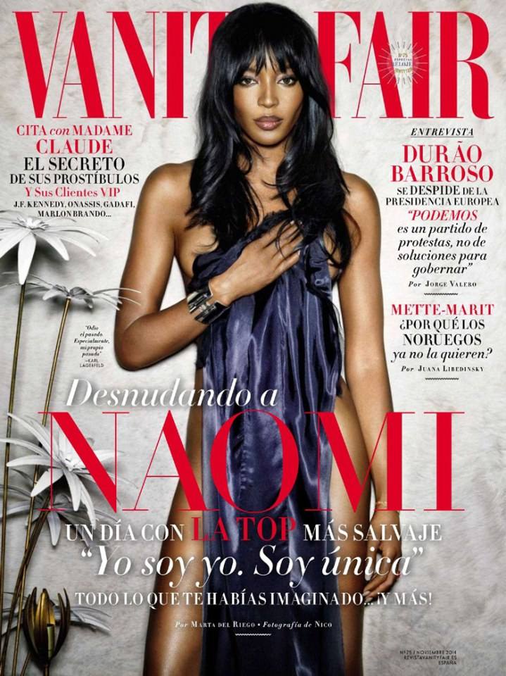 Naomi Campbell @ Vanity Fair Spain November 2014