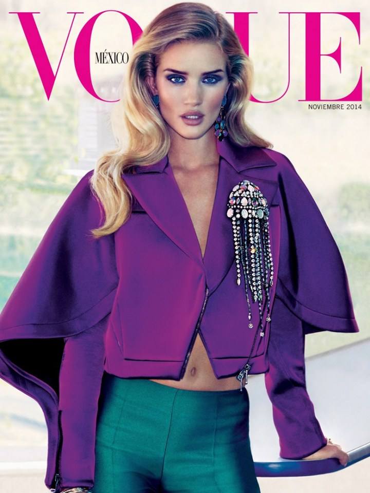 Rosie Huntington-Whiteley @ Vogue Mexico November 2014