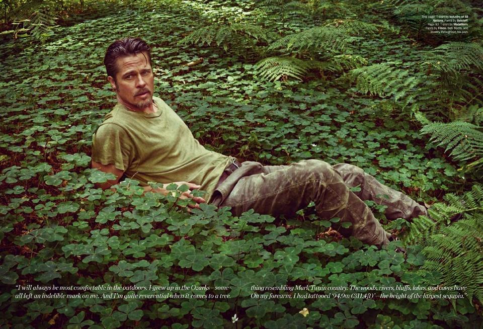 Brad Pitt @ Details Magazine November 2014