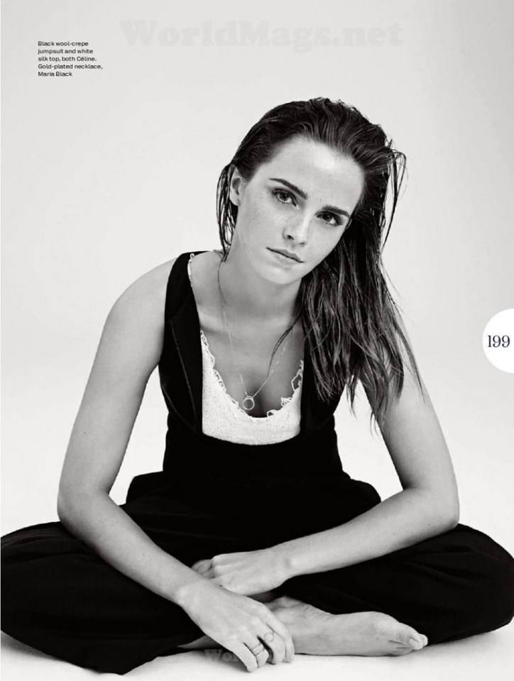 Emma Watson @ Elle UK December 2014
