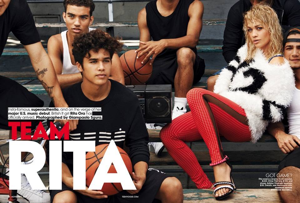Rita Ora @ Teen Vogue November 2014