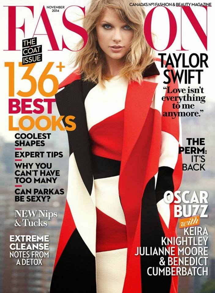 Taylor Swift @ Fashion Canada Magazine November 2014