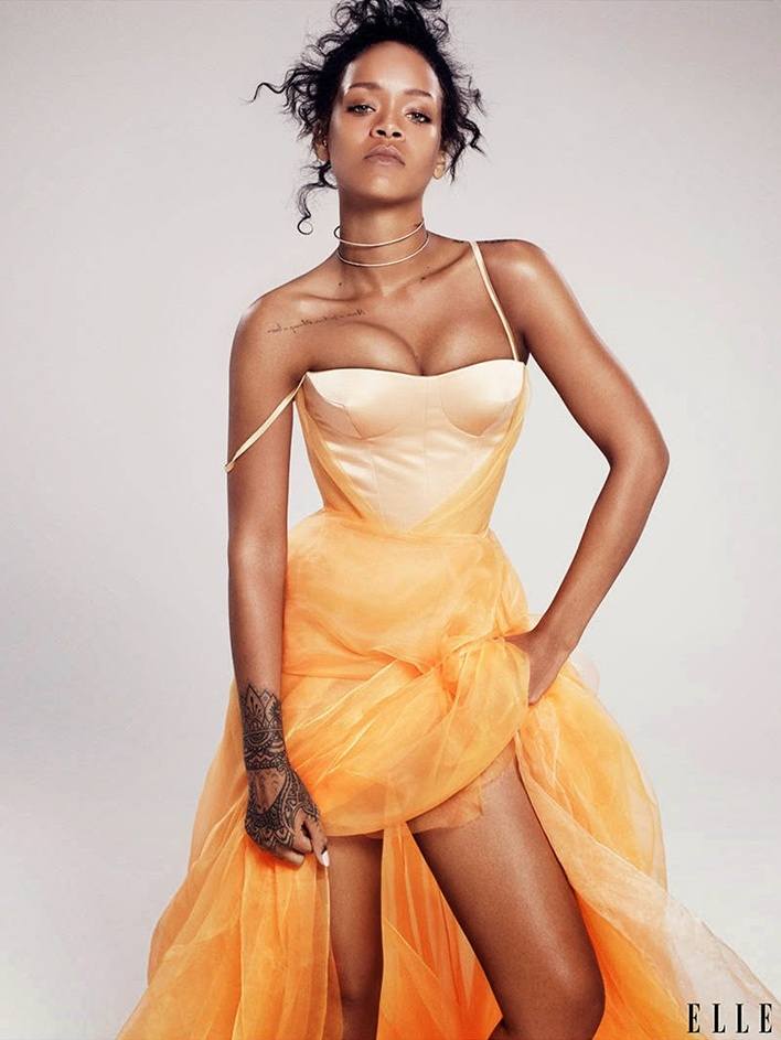 Rihanna @ Elle US December 2014