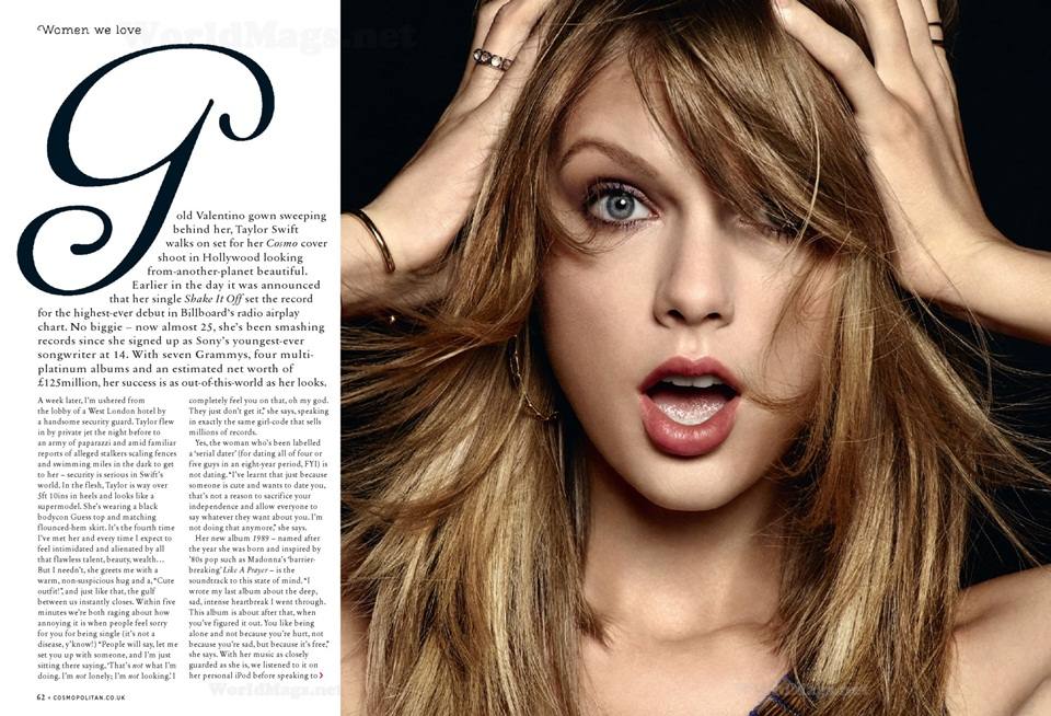 Taylor Swift @ Cosmopolitan UK December 2014