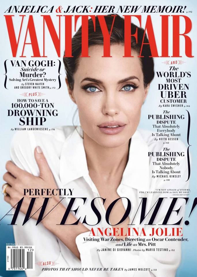 Angelina Jolie @ Vanity Fair December 2014