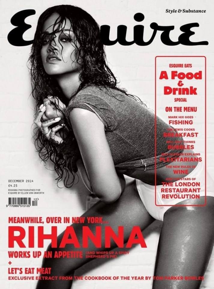 Rihanna @ Esquire UK December 2014
