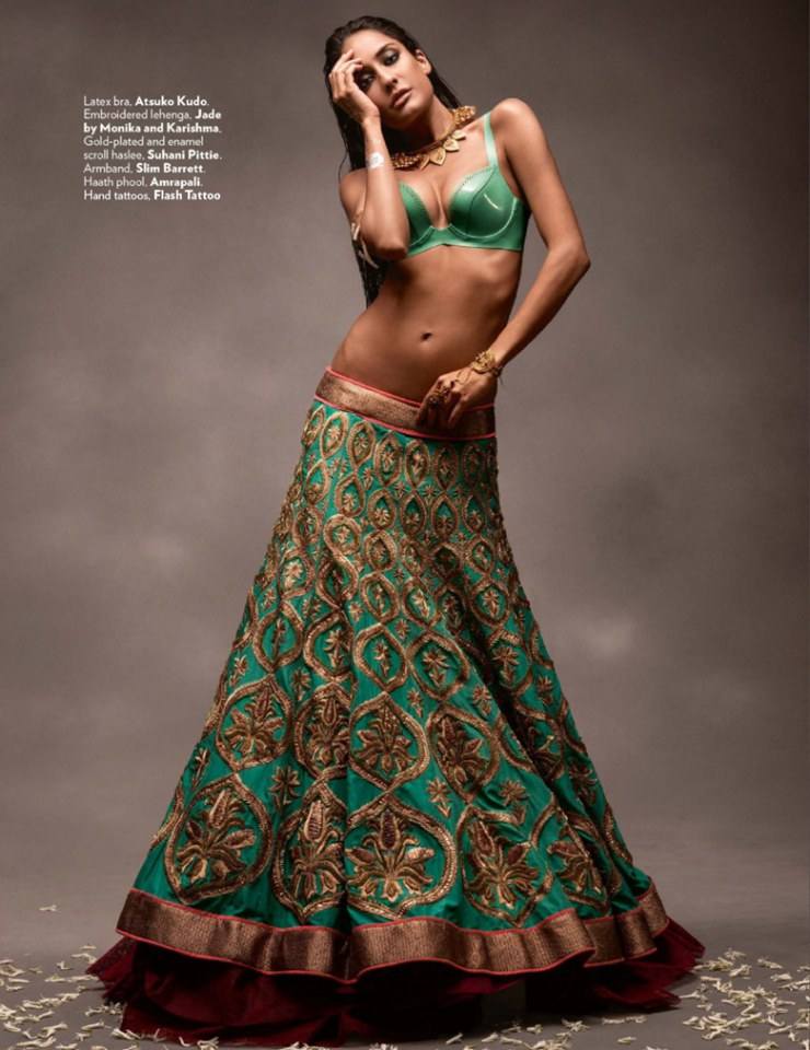 Lisa Haydon @ Vogue India November 2014