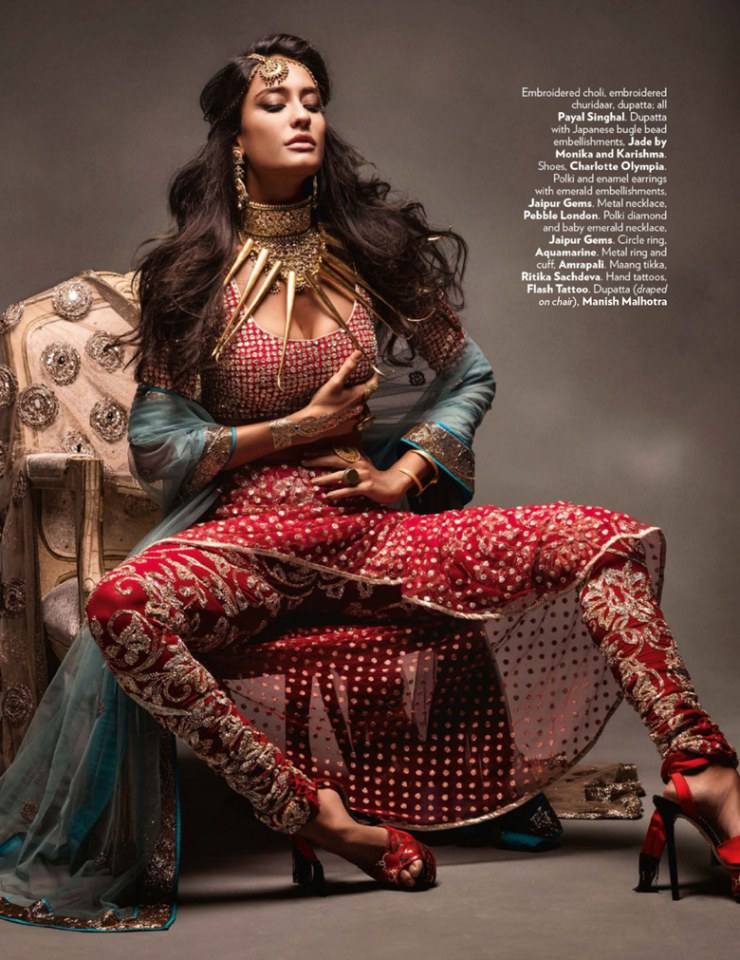 Lisa Haydon @ Vogue India November 2014