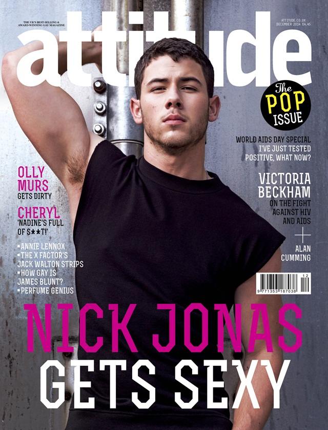 Nick Jonas @ Attitude UK December 2014