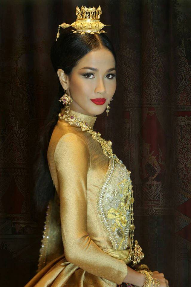 เมญ่า Miss Thailand World 2014 กับชุดประจำชาติไทยใหม่หลังถูกแก้ไข