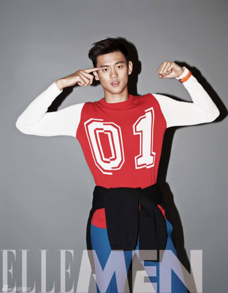 Ning Ze tao @ Elle Men China December 2014