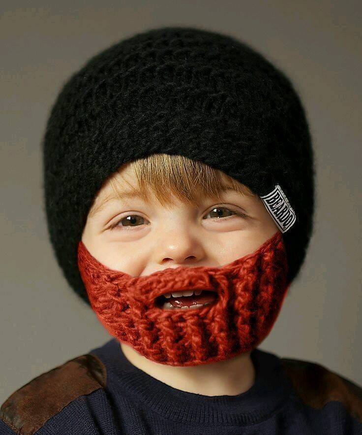 Crochet Hat & Beard.