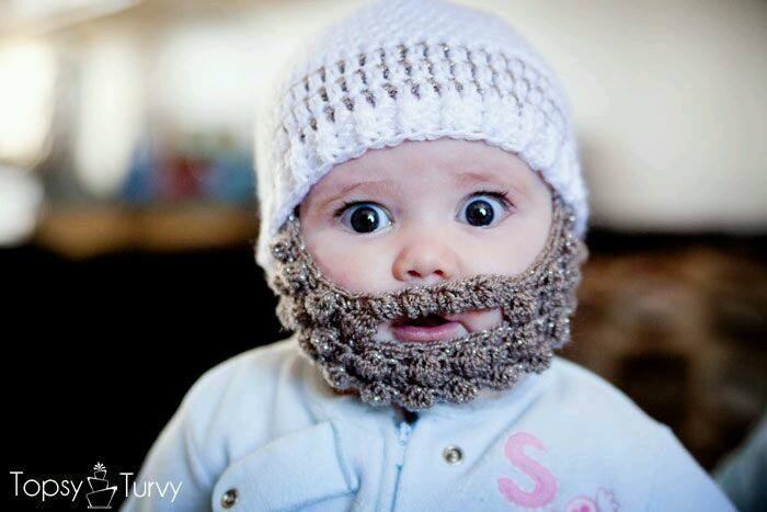 Crochet Hat & Beard.