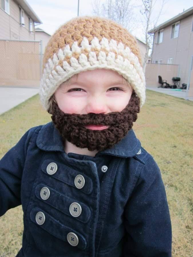Crochet Hat & Beard.