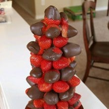 Chocolate Covered Strawberry Trees