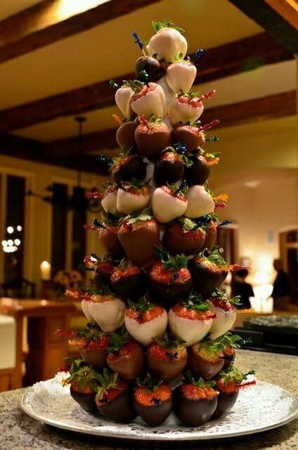 Chocolate Covered Strawberry Trees