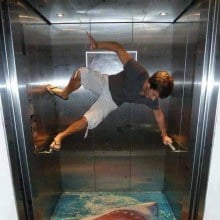 Creative 3D Elevator Art