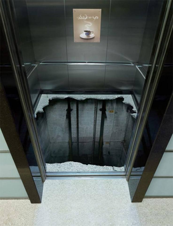 Creative 3D Elevator Art