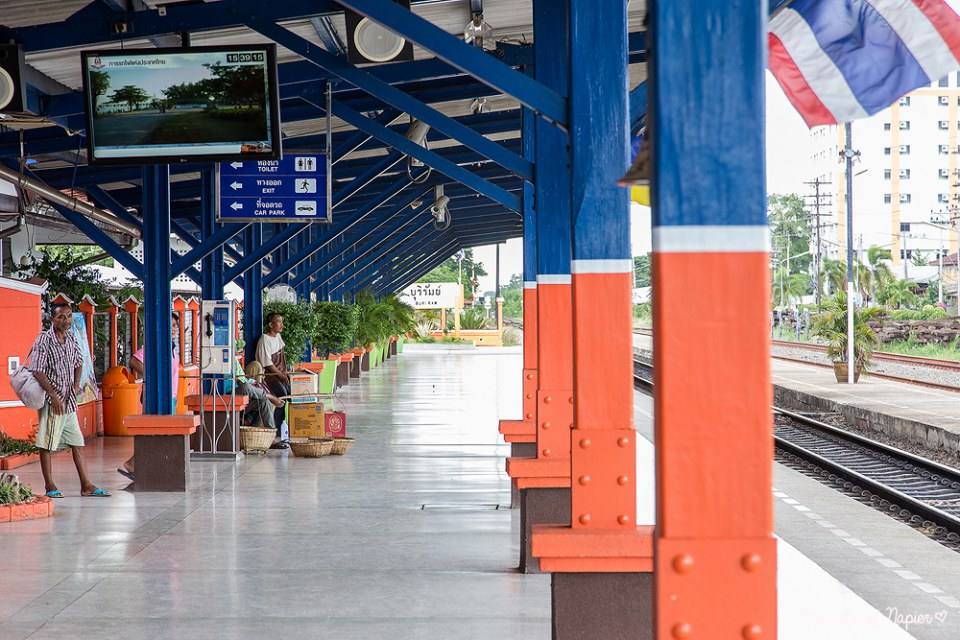 สถานีรถไฟบุรีรัมย์ที่แสนสะอาด