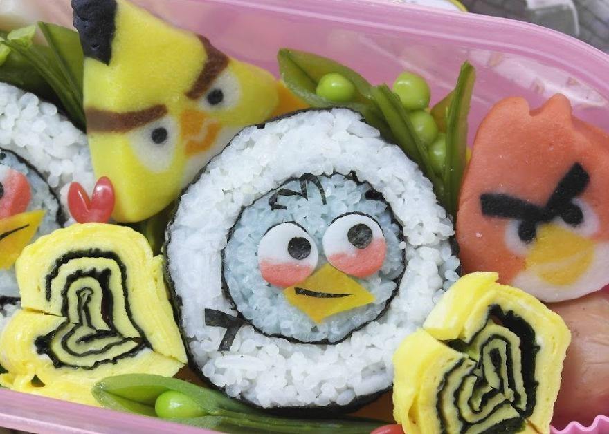 Cute And Creative Pieces Of Sushi Art