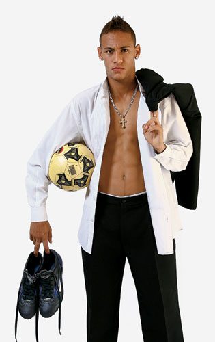 Neymar หนุ่มนักกีฬาหุ่นเซ็กซี่