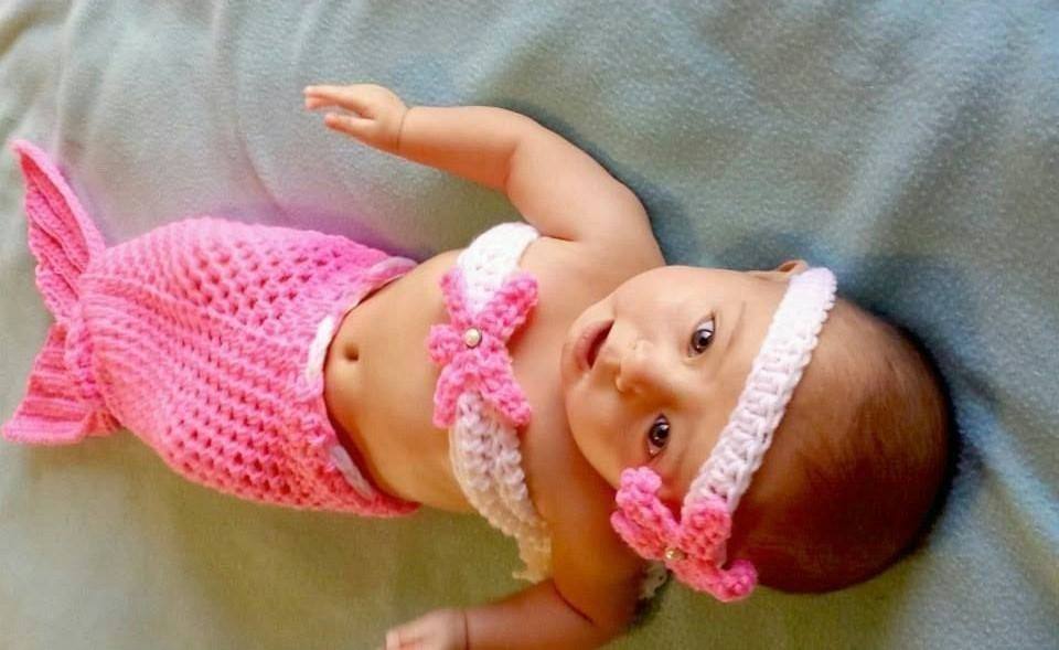 Mermaid Baby Crochet.