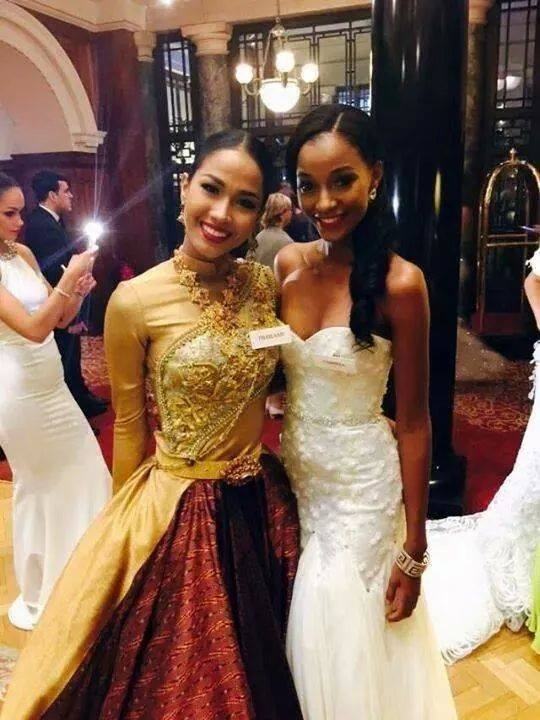 Miss Thailand World 2014 Nonthawan Thongleng attend the Miss World Charity Gala on Nov. 30
