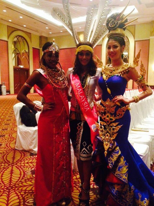 "ภูมิพัสตราชีวาสยาม" ชุดประจำชาติในการประกวด Miss Tourism International 2014 ชองน้องพลอย Miss Touris