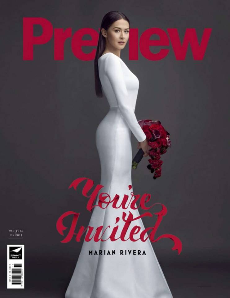 Marian Rivera @ Preview Magazine Dec 2014/Jan 2015